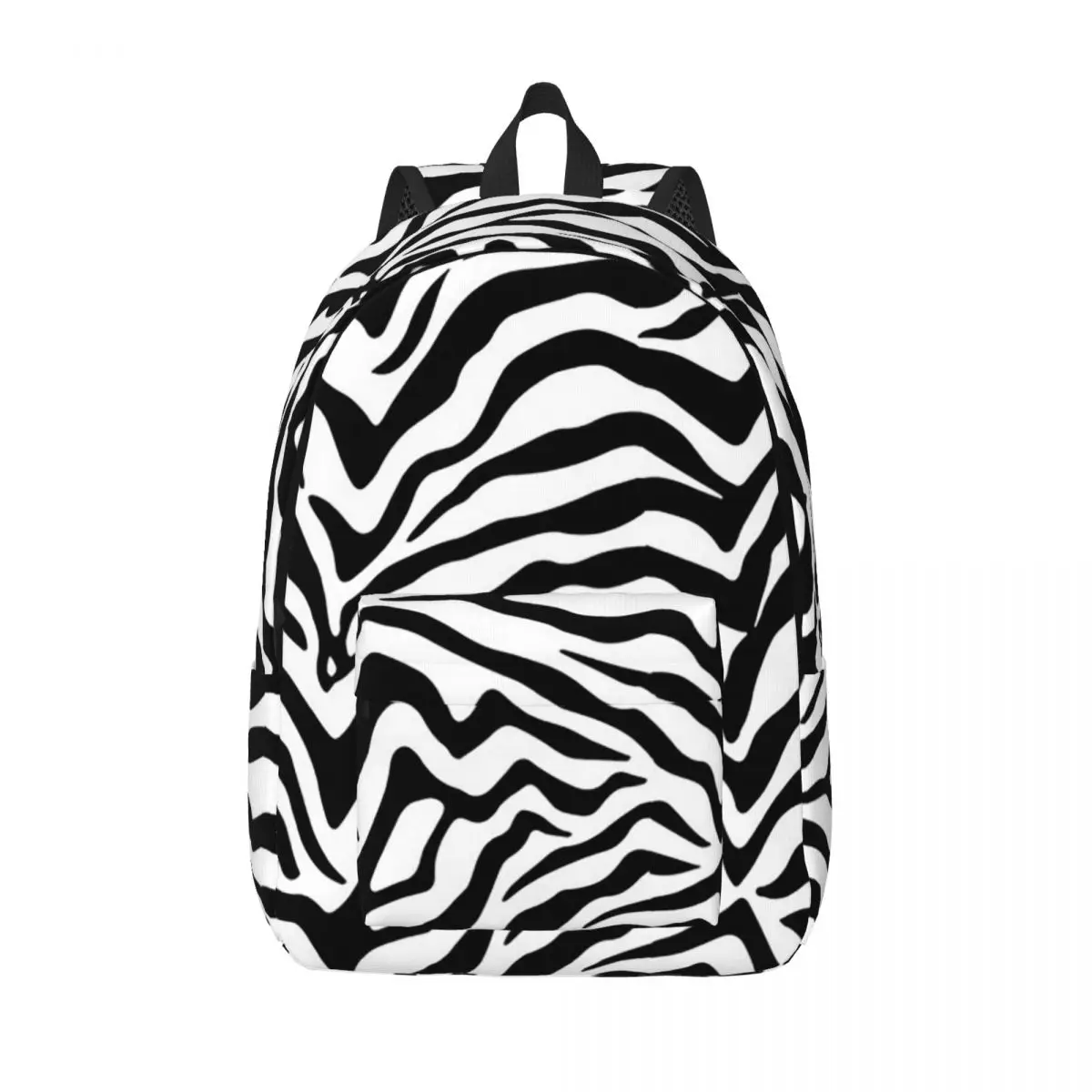 

Zebra Print Student Backpack School Bag Hiking Travel Daypack for Men Women Bookbag Shoulder Bags