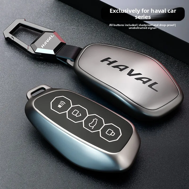 For Haval Big Dog Keycase 26 plus Car Key Cover Compatible with H9 Raptors Owl Dragon Max Beast Great Wall M6 Buddha Shell