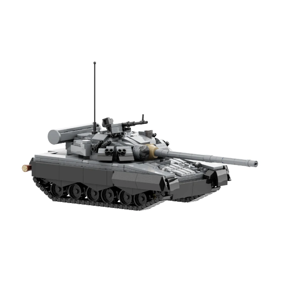 Military Weapon Series Soviet Union Army Main Battle Tank T-80 MOC Building Block Set Bricks Toy Children\'s Birthday Gift