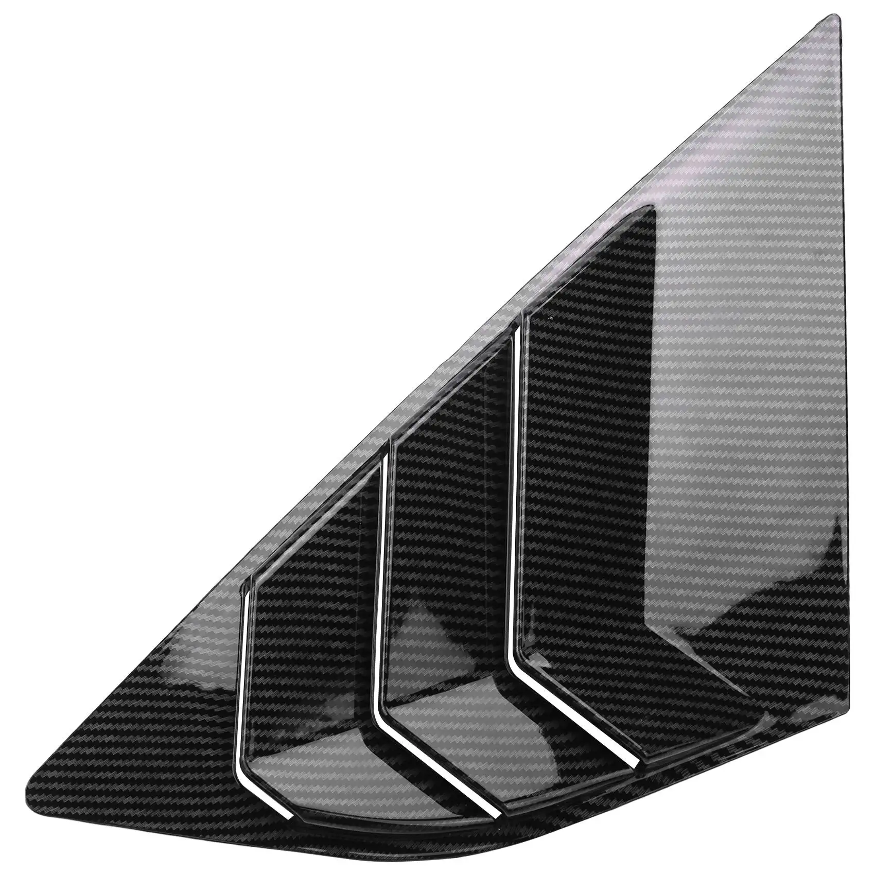 Fit for Ford Focus St Rs Hatchback Carbon Fiber Color Window Side Louvers Vent