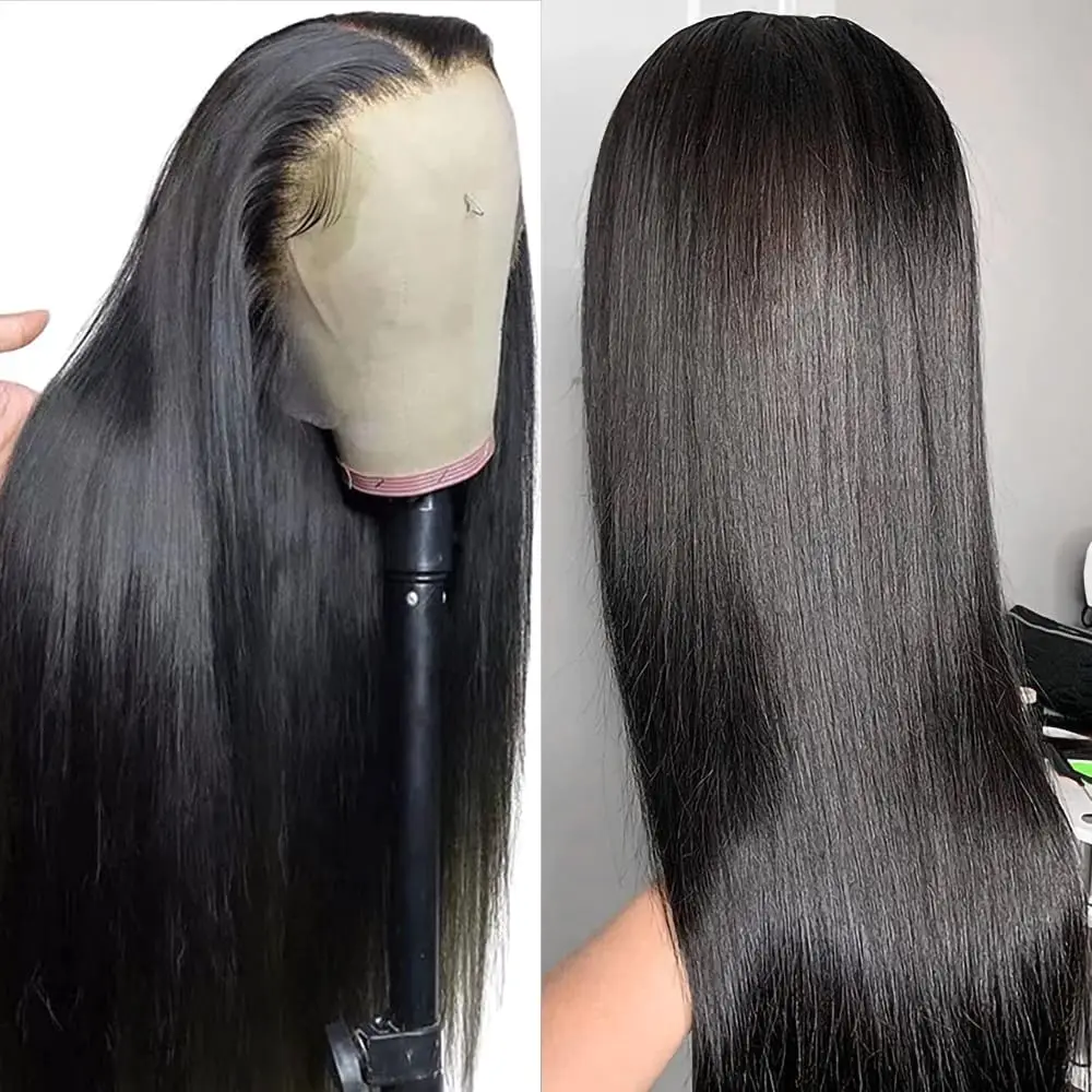 Bone Straight Transparent 13x4 Lace Front Human Hair Wigs Hd Lace Frontal Wig 13x6 Lace Front Wig Human Hair 30 32 Inch