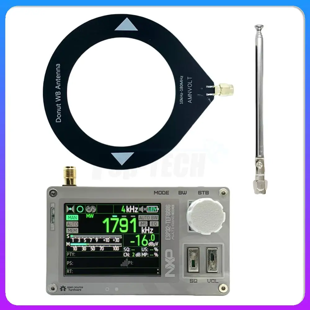 

TEF6686 Radio with LCD Display DSP Radio FM/LW/MW/SW Full Band mini Radio Portable Pocket Radio for Seniors Elderly
