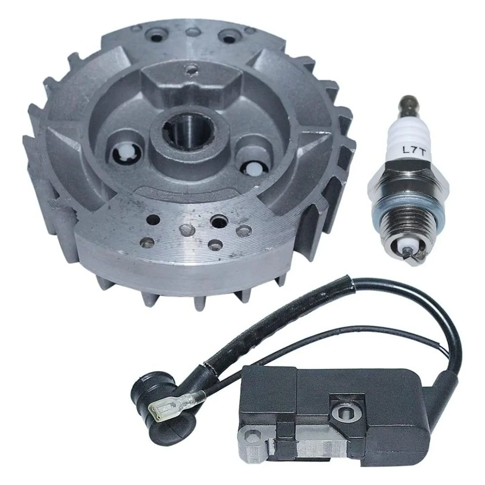 플라이휠 점화 코일 키트 4500 5200 5800 45cc 52cc 58cc 중국 가솔린 전기 톱 엔진 부품 정원 도구 액세서리