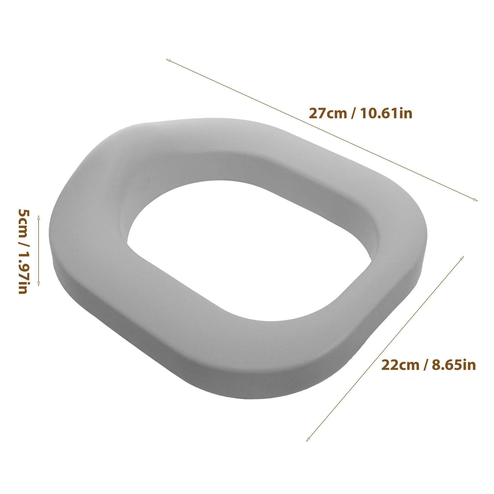 حصيرة مقعد المرحاض للأطفال مصنوعة من مادة البولي يوريثان، ثابتة ومريحة وغير قابلة للانزلاق، مناسبة لمعظم المقاعد، سجادة مقعد المرحاض قابلة للغسل