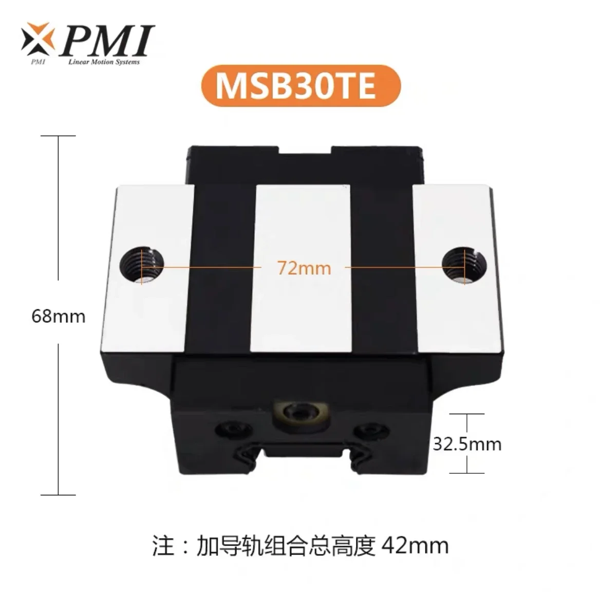 Curseur linéaire Original PMI MSB35ESSF, Guide linéaire, offre spéciale, 2025