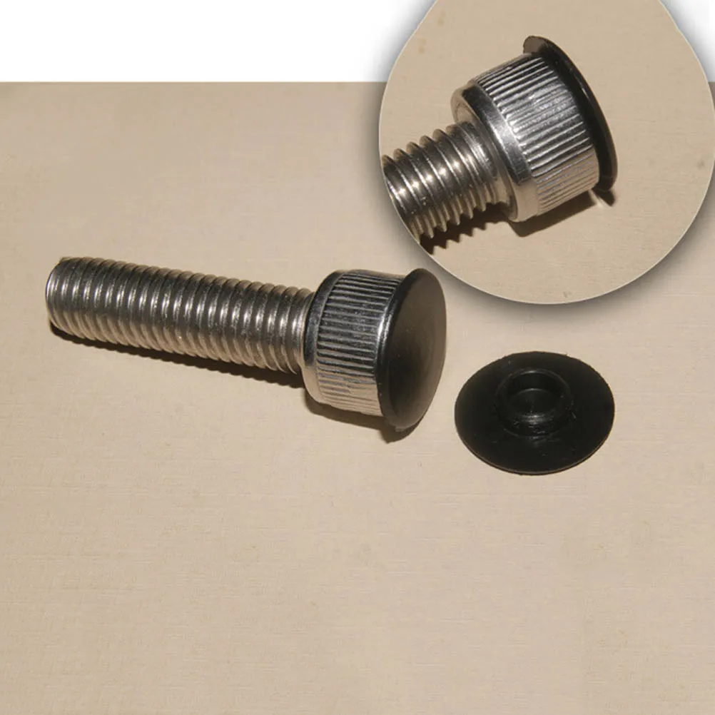 100PCS Black Hex Socket Allen Bolt Screw Nut Hexagon Head Cover Cap Protector