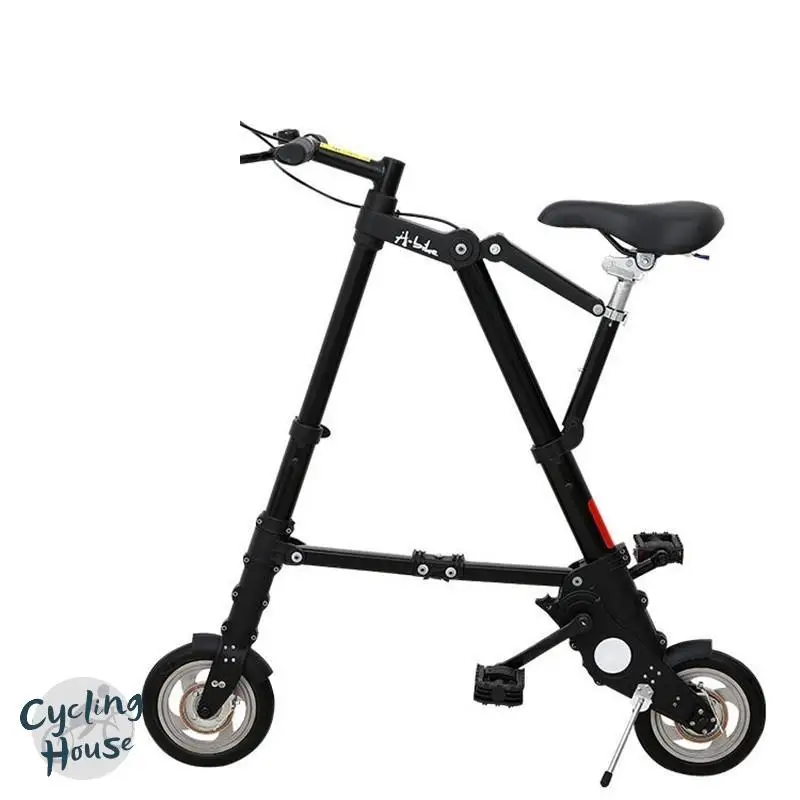 

Foldable Bike 8 Inch Aluminum Alloy Cycling Ultra Light Mini Bicycle Adult Office Worker Pneumatic Tire