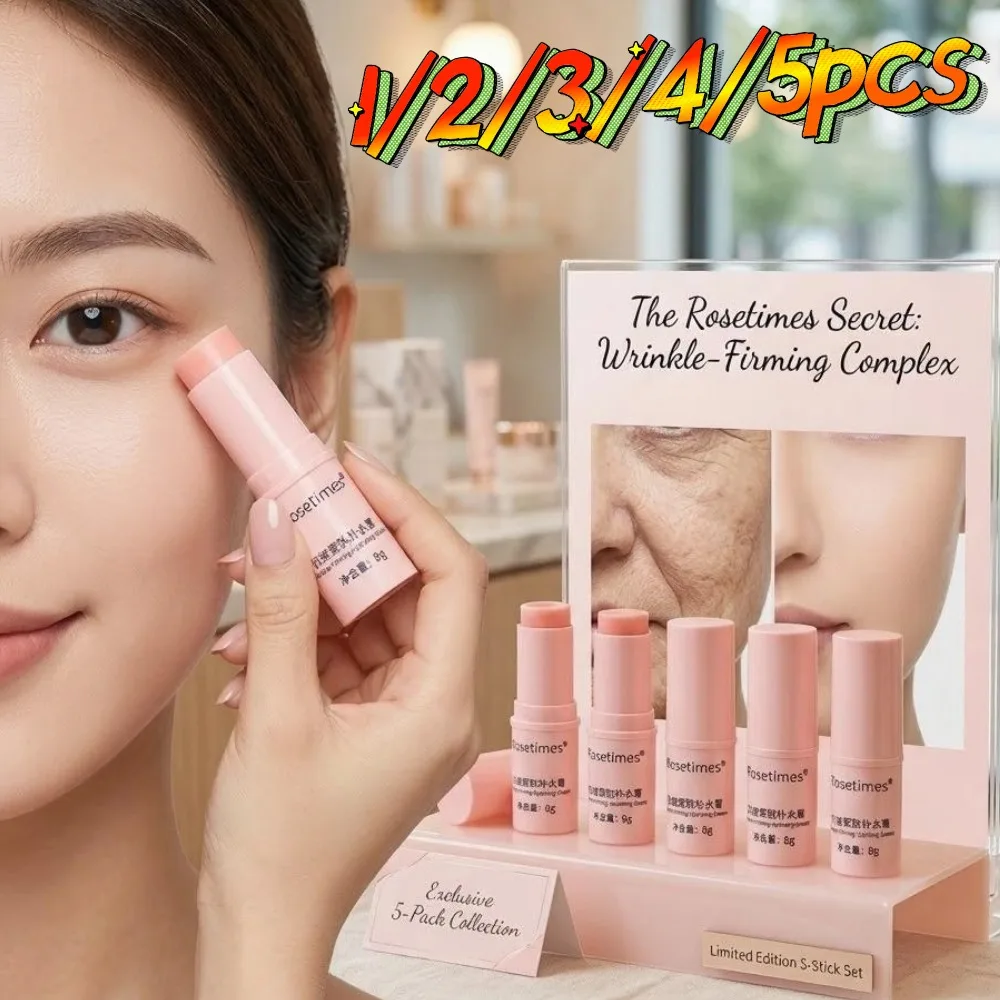 

Бальзам-стик для удаления морщин с коллагеном, 1-5 шт., увлажняющий, антивозрастной, разглаживающий мелкие морщины, для ухода за кожей