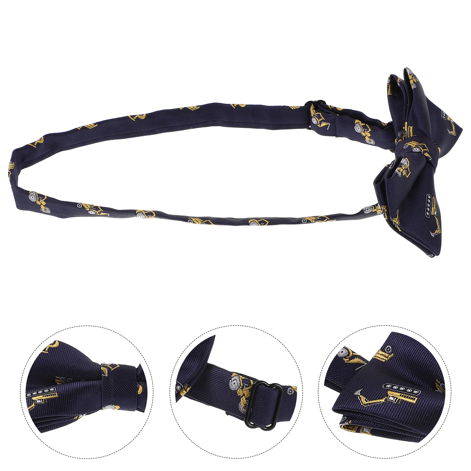 

Cartoon Bow Tie for Men Kids Toddler Floral Pre Tied Adjustable Straps One Size Fits All Perfect for Weddings Parties