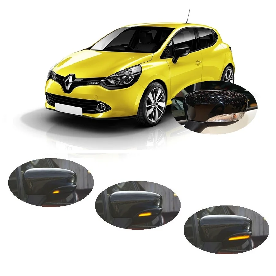 for Renault Clio 4 IV MK4 BH RS Grandtour KH 2012 - 2019 Dynamic LED Blinker Indicator Side Mirror Turn Light Signal