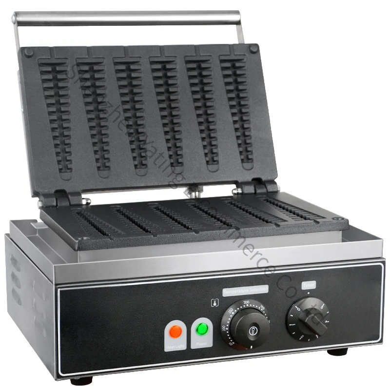 Commercial Cake Maker Electric Baking Muffin Maker, Pine Waffle Maker, Crispy Making Machine, Waffle Stove