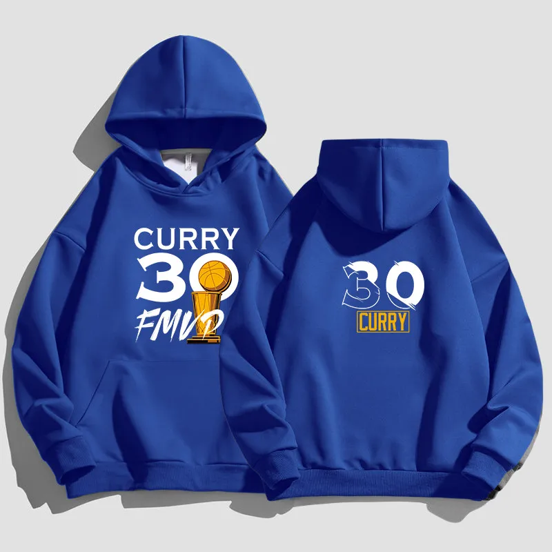 Sweat à capuche Golden State pour hommes et femmes, pull de basket-ball Curry 30, manches longues sportives, sweat à capuche imprimé décontracté