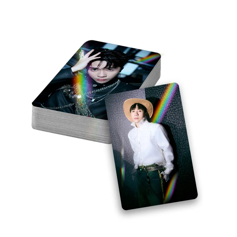 Quang Hung MasterD 30Pcs Laser Flash Holographic Double Sided LOMO Cards Boxed Photocards V-Pop Fan Gift