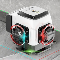3D/4D Laser Level 12/16 Lines 3 Colors Horizontal Vertical Cross Lines With Remote Control 360 Degree Rotate Laser Window