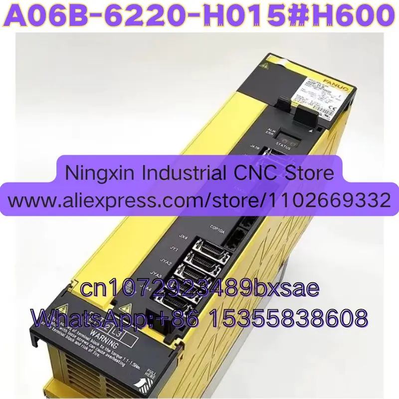 Latest Quotation A06B-6220-H015#H600 Used FANUC Servo Drive Amplifier Module Tested OK