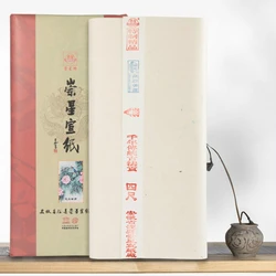 100 fogli di legno di sandalo corteccia Xuan carta per adulti paesaggio cinese pittura a inchiostro speciale carta Xuan grezza addensare Tanpi carta di riso