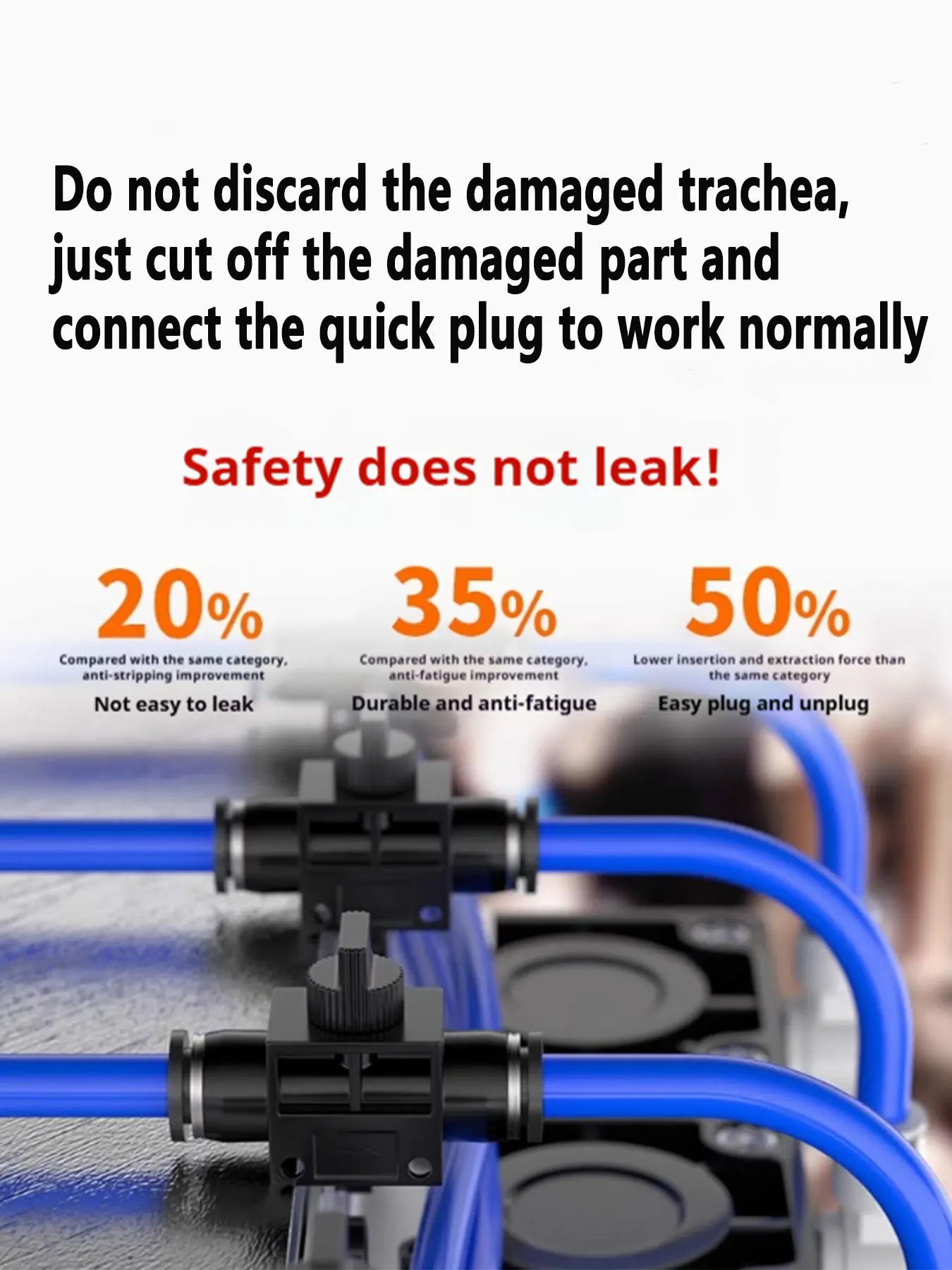 2 قطعة HVFF سلسلة هوائي صمام اليد دليل اغلاق صمام ل PU أنبوب 6/ 8/ 10/ 12 مللي متر توصيل سريع صمام الهواء المضمن #5