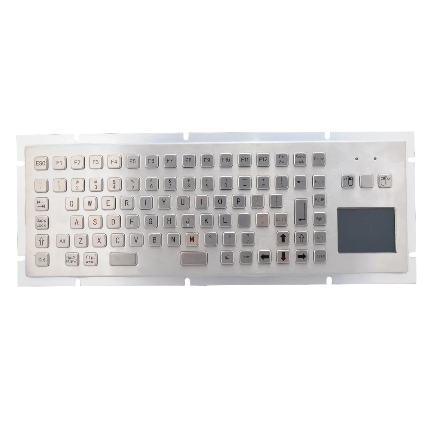 DSP 603TP ip65 industry stainless steel touchpad keyboard for machine public facilities USB interface