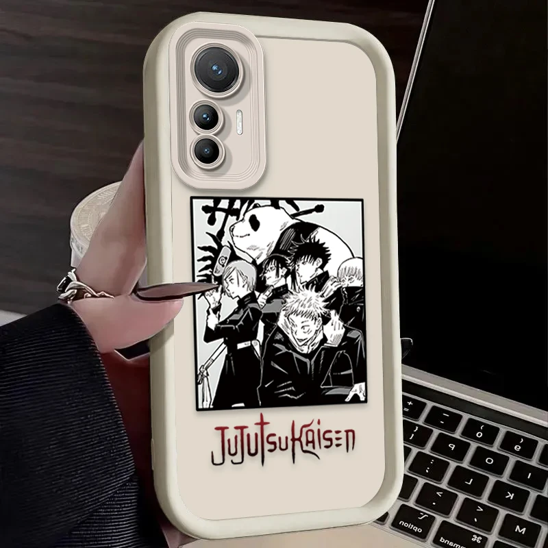 أنيمي Jujutsu Kaisen قضية الهاتف ل Xiaomi Poco F7 F6 F5 F4 F3 M5s C65 C75 C71 X7 X6 X5 X4 GT X3 NFC M7 M6 Pro 4G 5G الغطاء الخلفي #5