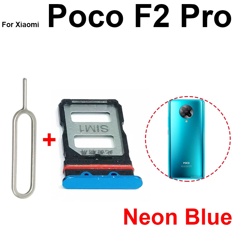 Sim Card Tray Adapter for Xiaomi Poco F2 Pro F3 X2 X3 GT