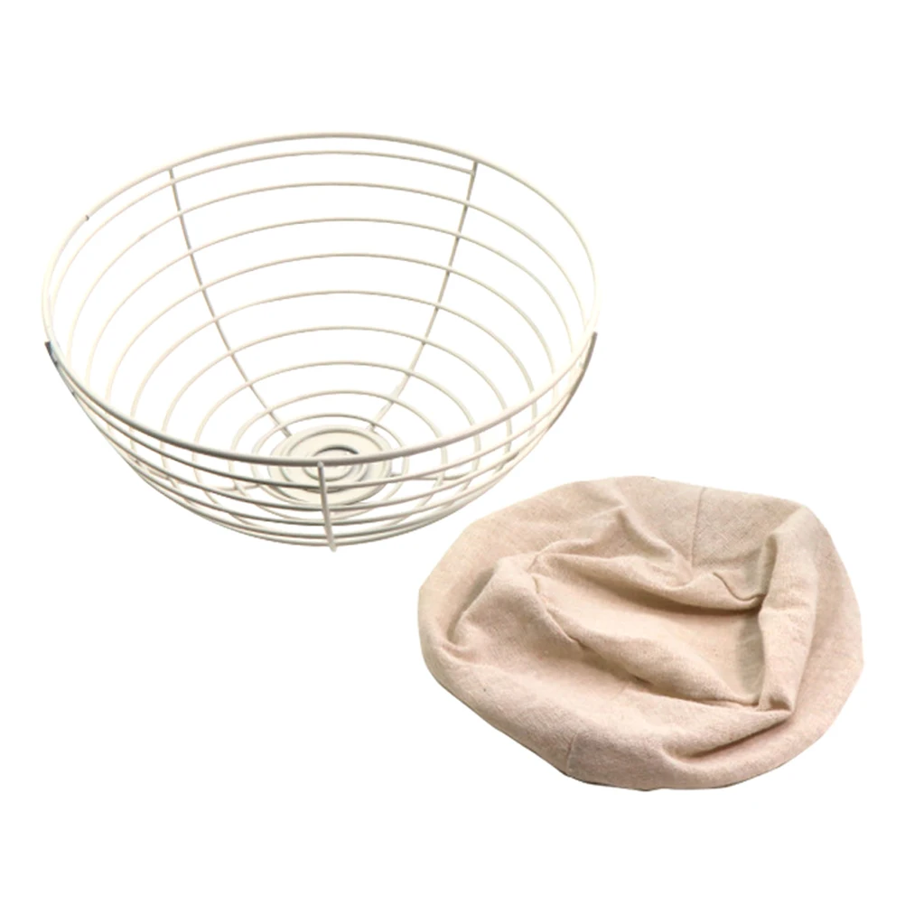 

Fermentation Basket Set Banneton Proofing Basket Sourdough Accessories Baking Supplies European Style Carbon Steel