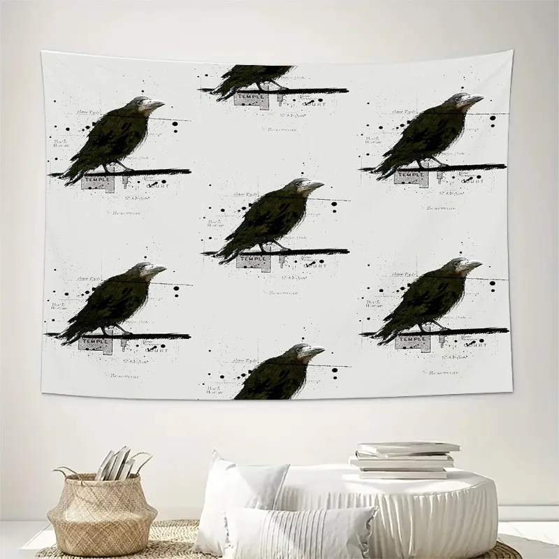 unframed Bohemian Tapestry Wall Hanging Nature Forest Trees Landscape Home Decor Bedroom Living Room Aesthetic Room Decor Vintag