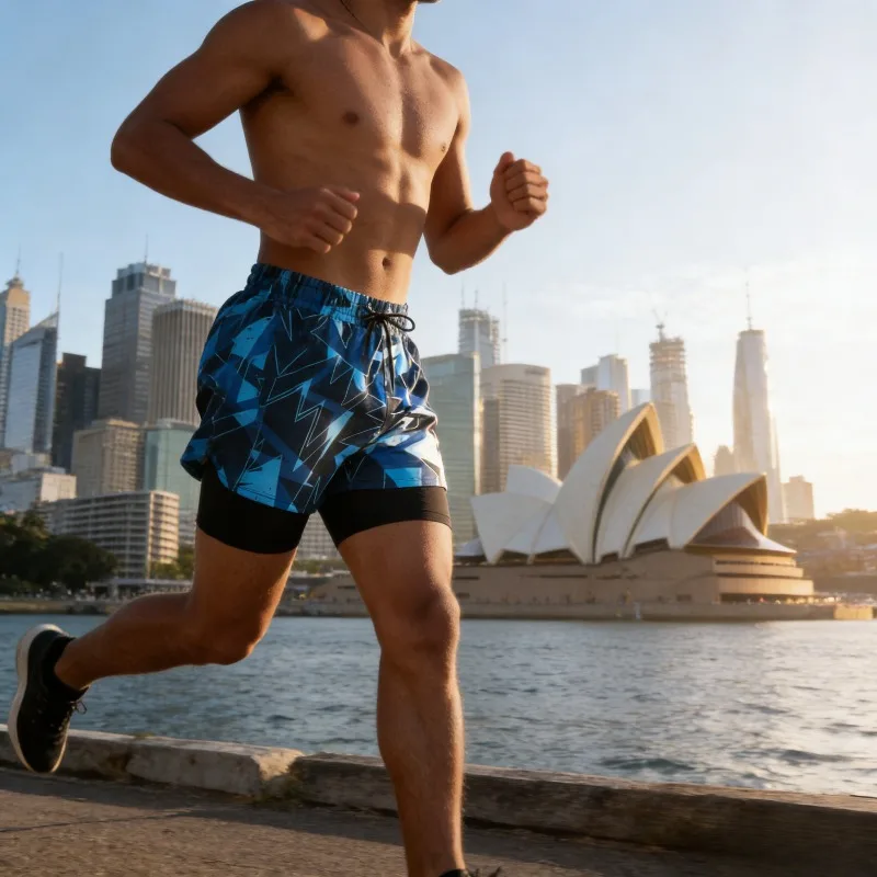 

Быстросохнущие свободные плавки для мужчин, 5 дюймов, модная пляжная одежда для плавания и спорта