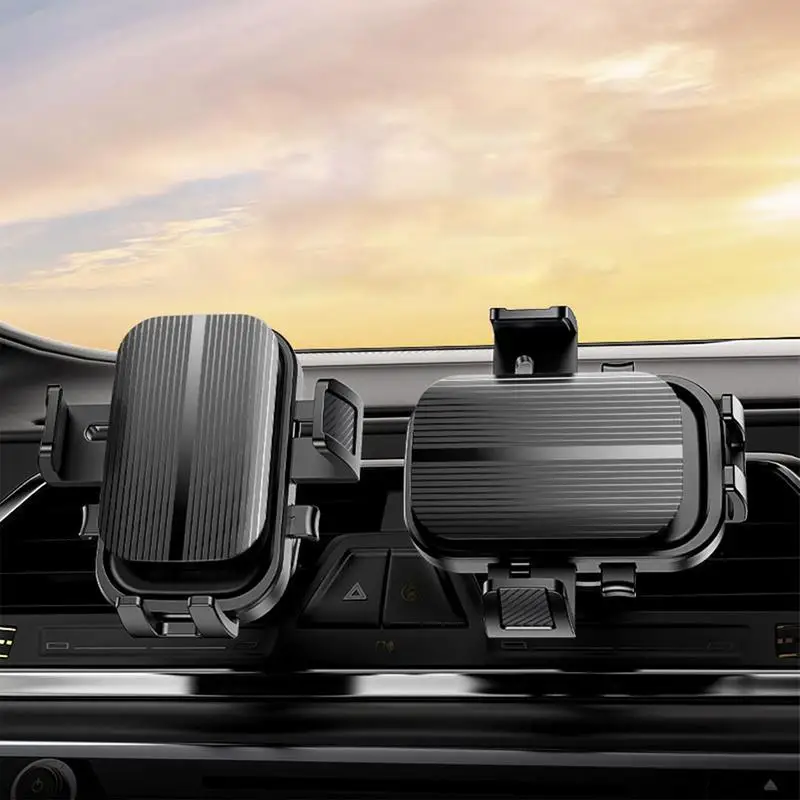 Гравитационный автомобильный держатель для телефона, крючок для вентиляционного отверстия, крепление для телефона, вращение на 360 градусов, держатель для смартфона для автомобиля, размещение одной руки