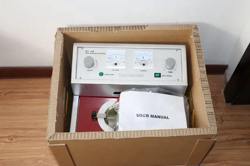 Portable Electrolytic metal Polishing machine for stainless steel workpieces