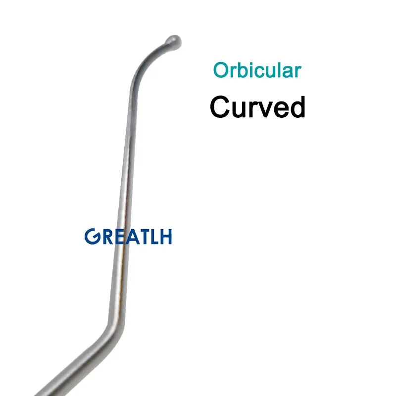 GREATLH-Hachoir Phprogressif à Tête Incurvée en Acier Inoxydable, Double Extrémité Seibel, Oeil Omique Dansant