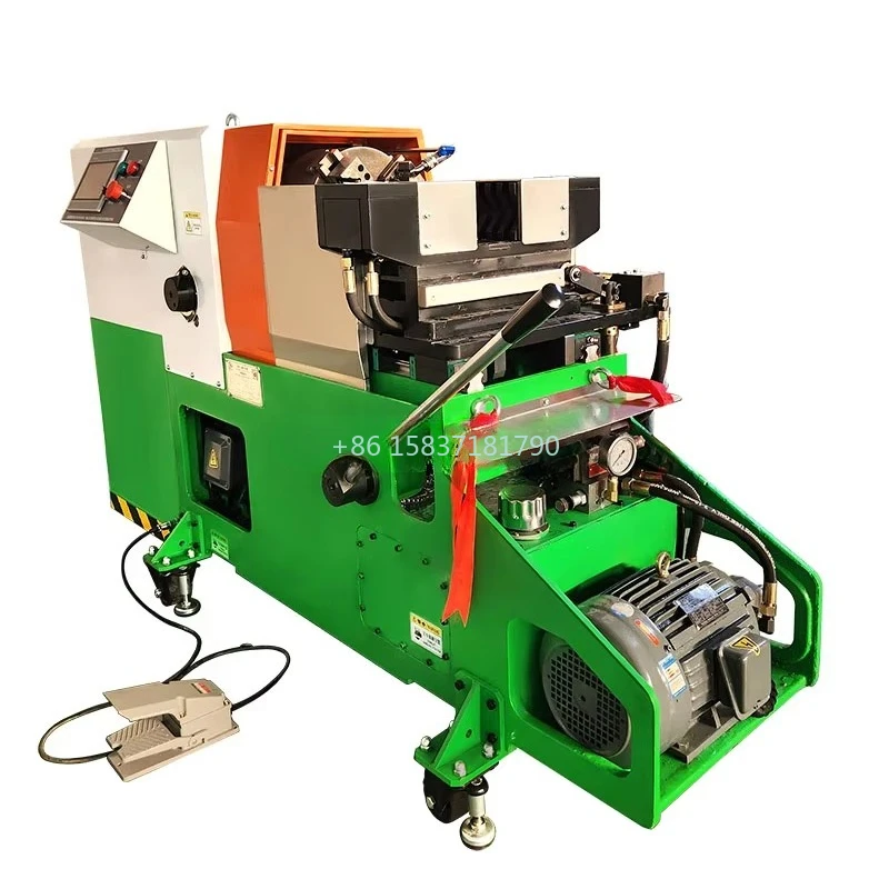 China Supplier Straight Thread Threading Machine Steel Bar Stripping Rolling Thread Machine Steel Bar Threading Machine Price