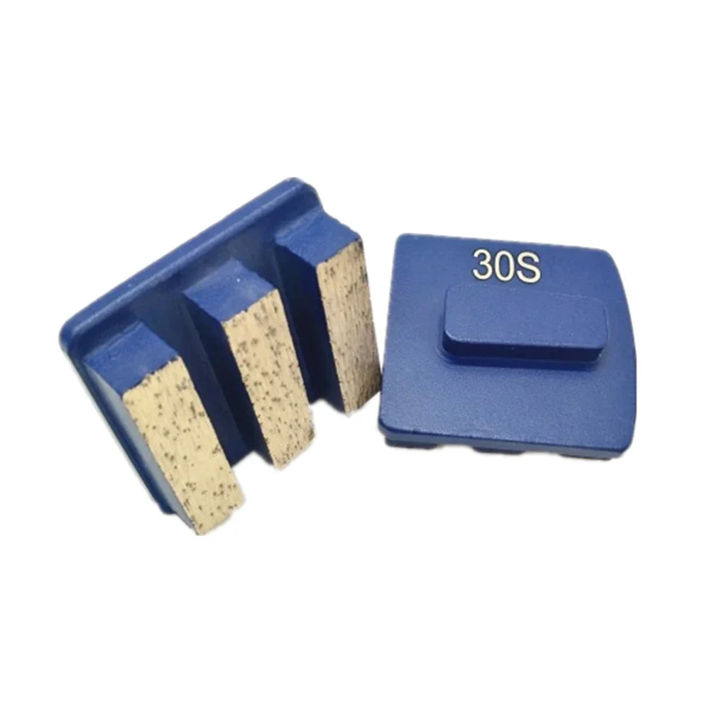 Redi Lock Metal Floor Block Three Segments Bars Quick Change Grinding Plates Long Life For GBHusqvarna Grinder 12PC