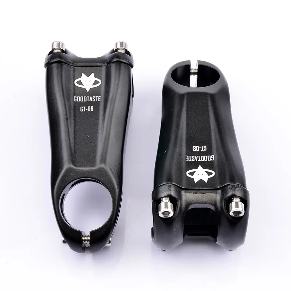 Mountain Bike CNC Stem -17 Degree Aluminum Alloy Lightweight Stem Pipe 80/90/100mm Outdoor Cycling Component Sturdy and Durable