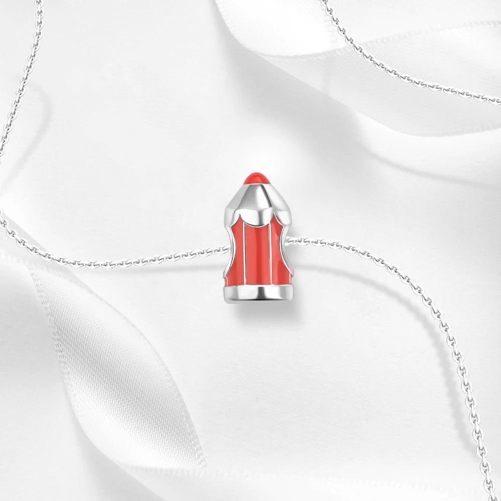 Ahthen 925 فضة رائجة البيع الخرز الأحمر قلم رصاص استرخى سحر صالح ثعبان سلسلة أساور القلائد للنساء صنع المجوهرات