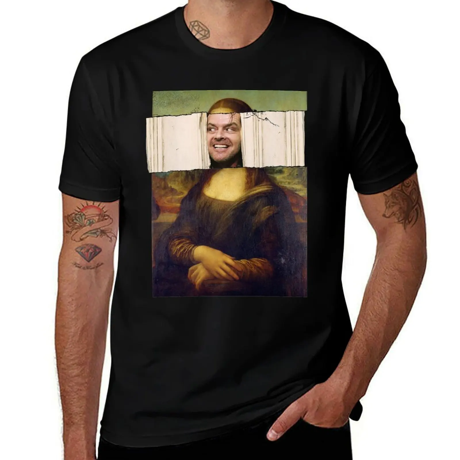 La Jackonda Mona Nicholson - Jack and Lisa Mashup T-Shirt Big Size Simple T-Shirt
