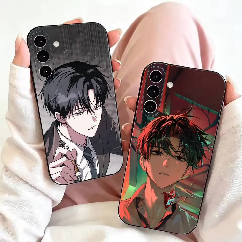 K-Kim S-Soleum Novel GSGW Phone Case For Samsung Galaxy A73,A72,A71,A70,A53,A52,A51,Others Soft Black Cover