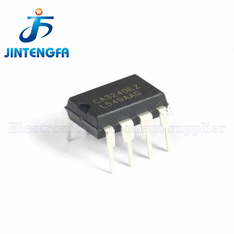 10PCS CA3140 CA3140E CA3140EZ DIP-8 4.5MHz BiMOS Operational Amplifier with MOSFET Input/Bipolar Output IC