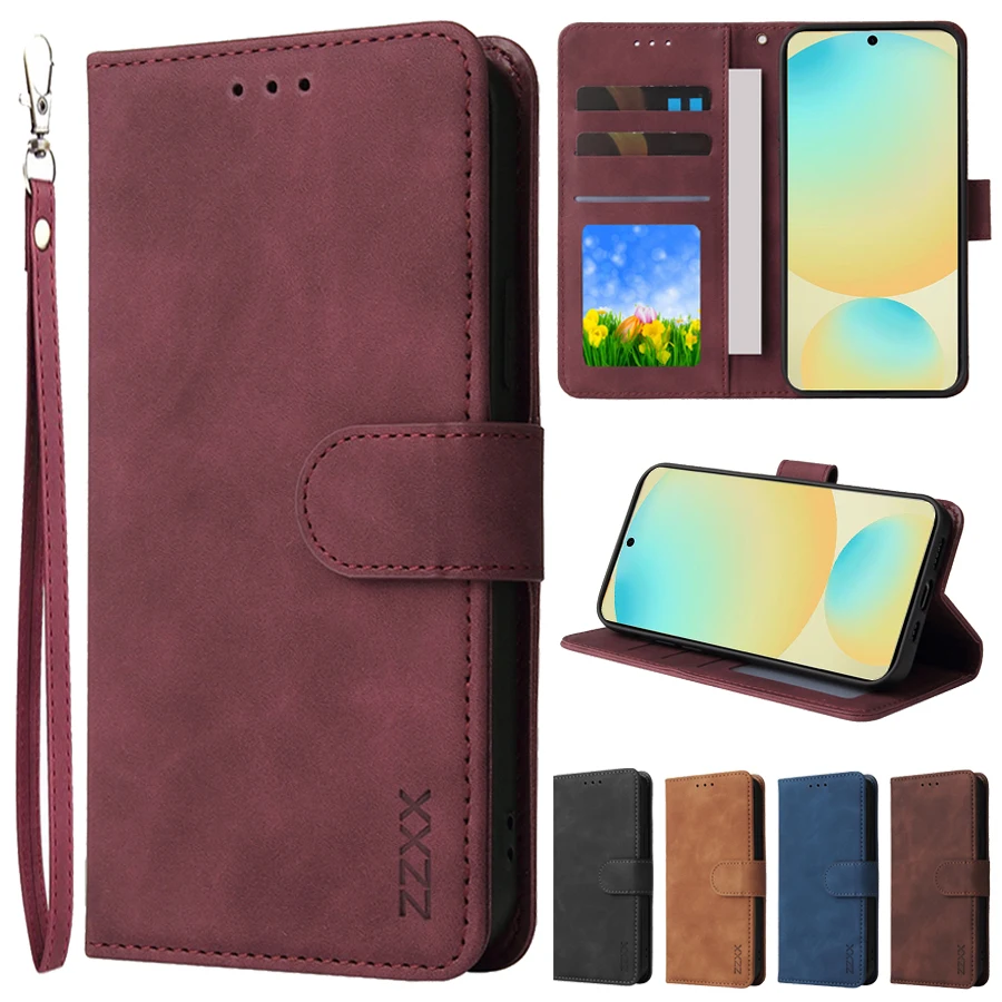 Brieftasche, hochwertige, hautfreundliche Kartenhülle mit Standfunktion, magnetische Flip-Lederhülle für Samsung Galaxy A27 A37 A57, stoßfeste Abdeckung