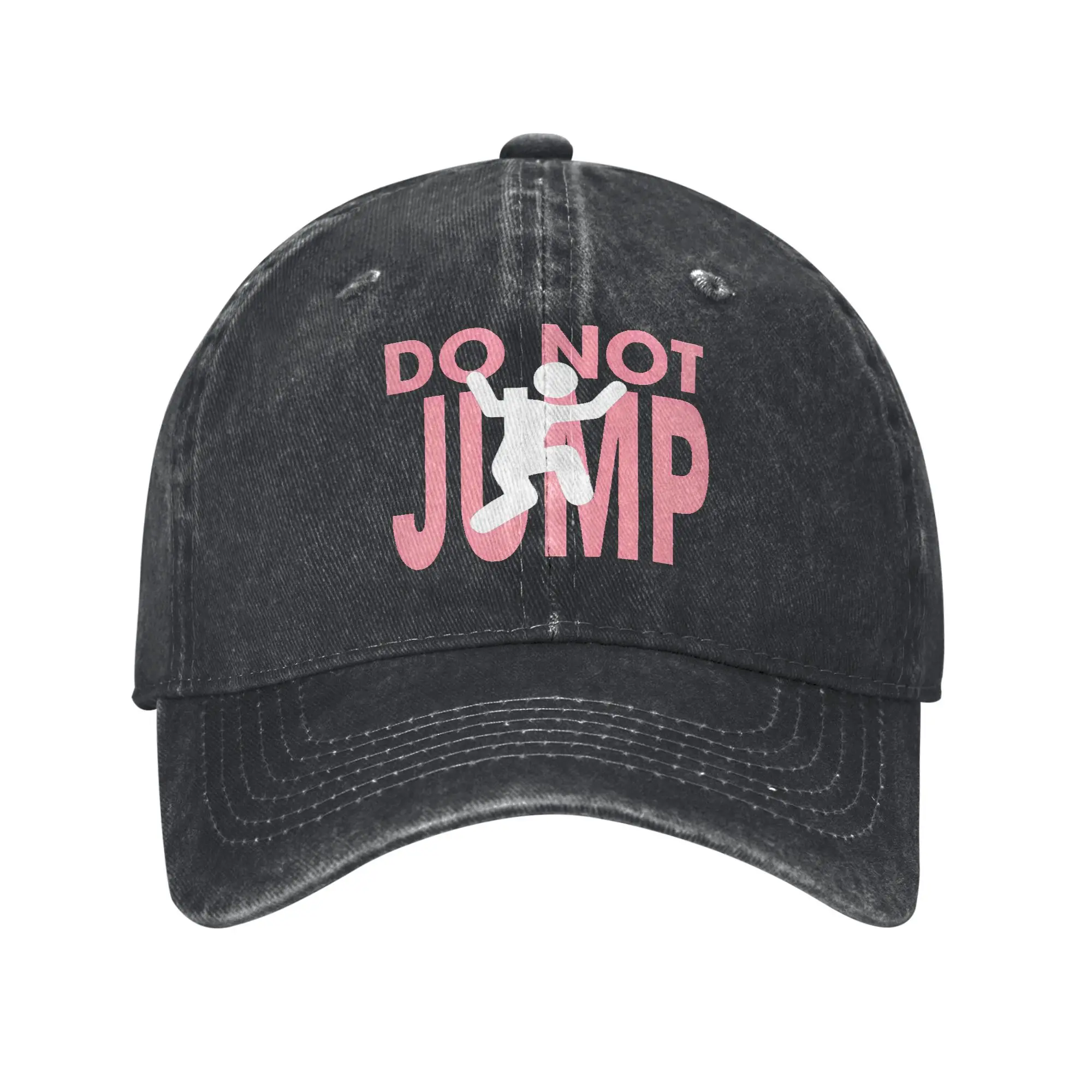 

Pinks Jump Single Print Baseball Cap Sun Tennis Skate Wholesale Washed Trucker Hat Unisex Men Fitted Retro Design Baseball Caps