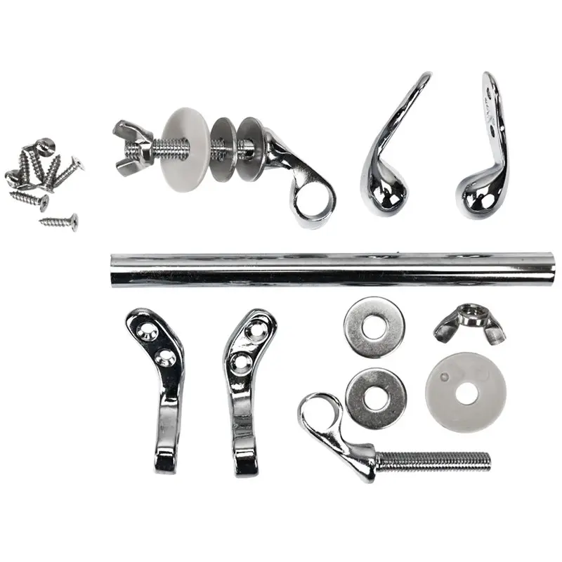 ABVG-For Wood Toilet Seats Hinge Replacement Parts 140Mm Standard Hole Spacing