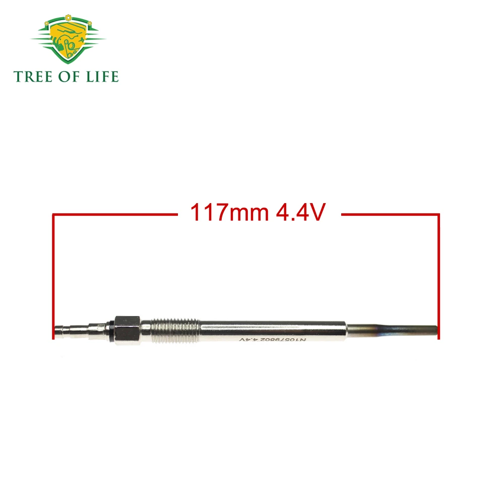 4X Dual Core Heater Glow Plugs 4.4V For VW Touran I Golf V Passat B6 Jetta AUDI A3 8P A6 C6 A4 B7 2.0 TDI 2003-2013 N10579802