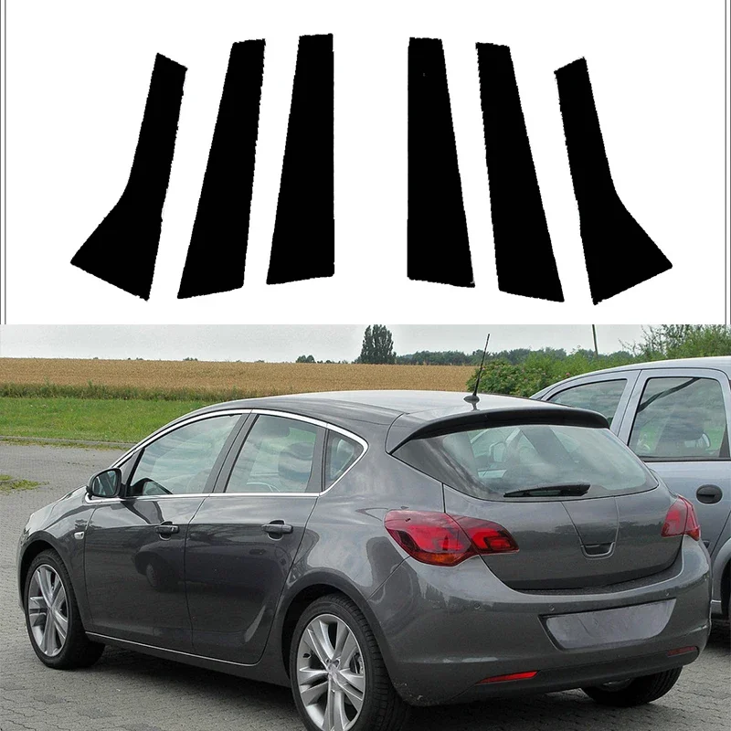 Car Accessories For Vauxhall Holden Opel Astra J (P10) 5-door Hatchback 2010 2011 2012-2015 Window Pillar Posts Cover Trim Kits