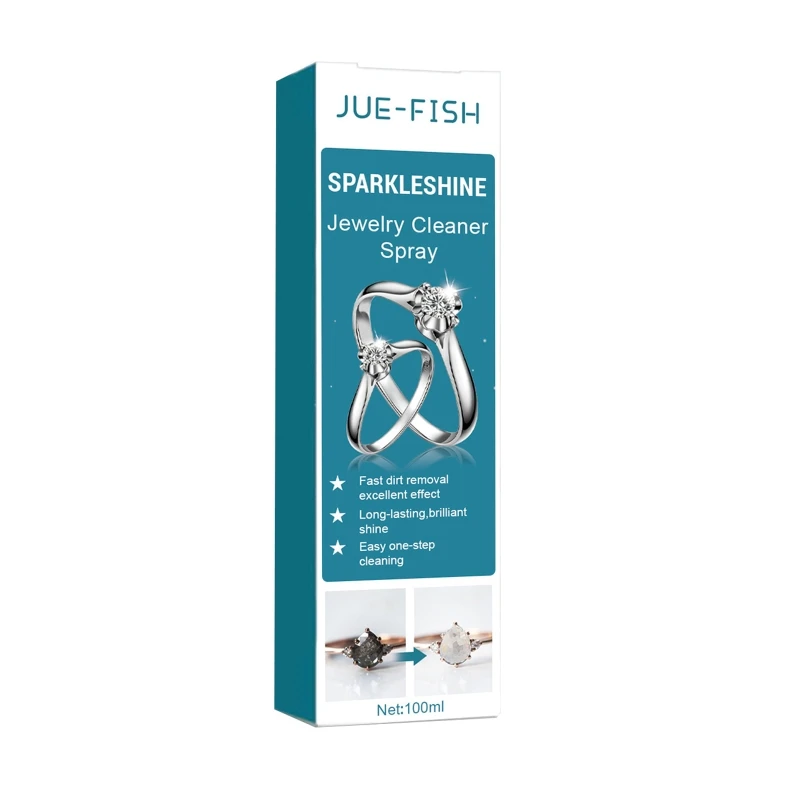 Efficient Jewelry Cleaning for Jewelry Cleaner Sparkling Deep Cleaning Solution(Night Formula) 100ml Bottle 203C