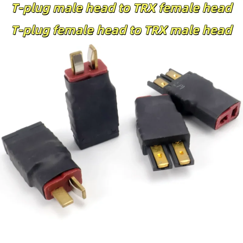 2pairs/4pcs Adapter TRX to T Female Male   Connectors Banana Plug RC Lipo Battery Control Parts DIY