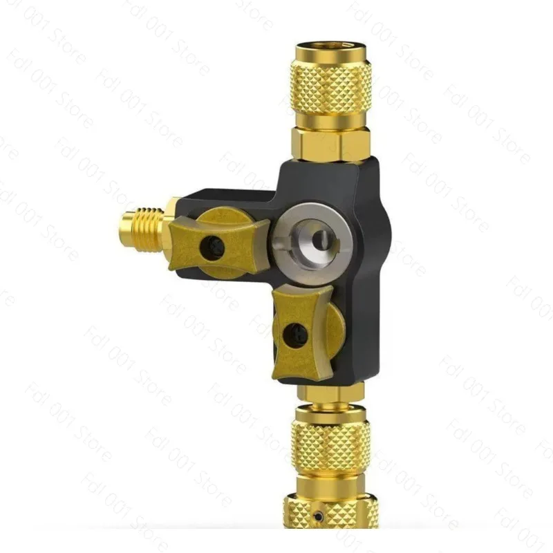 1/4 Inch Valve Core Removal Tool Dual Valve with Sight Glass for  Mini Splits and Systems