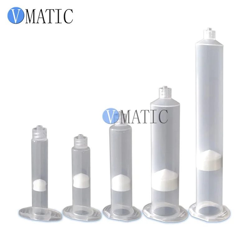 Free Shipping 30cc/ml US Style Dispenser Plastic Pneumatic Syringe Transparent Dispensing Syringes With Piston