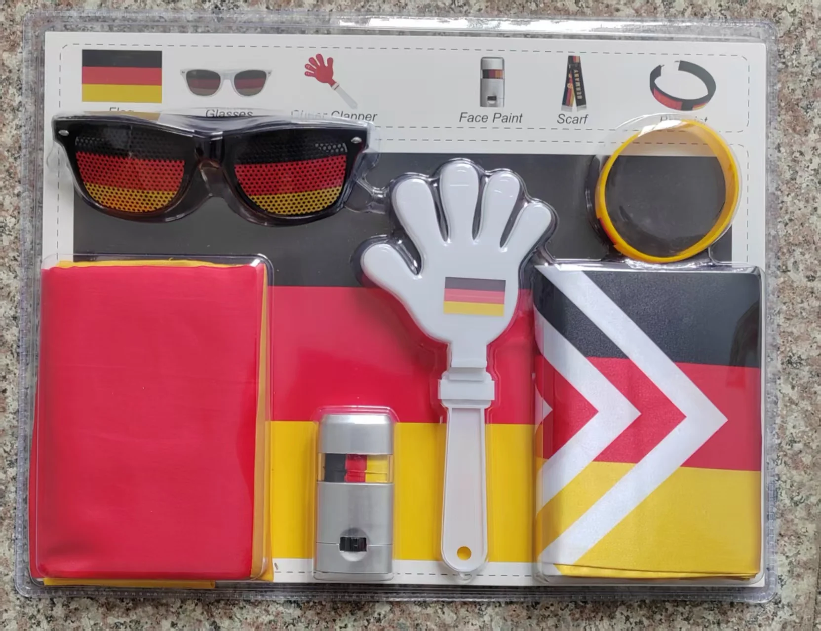 Flagnshow Germany Flags Football Soccer Fans Set