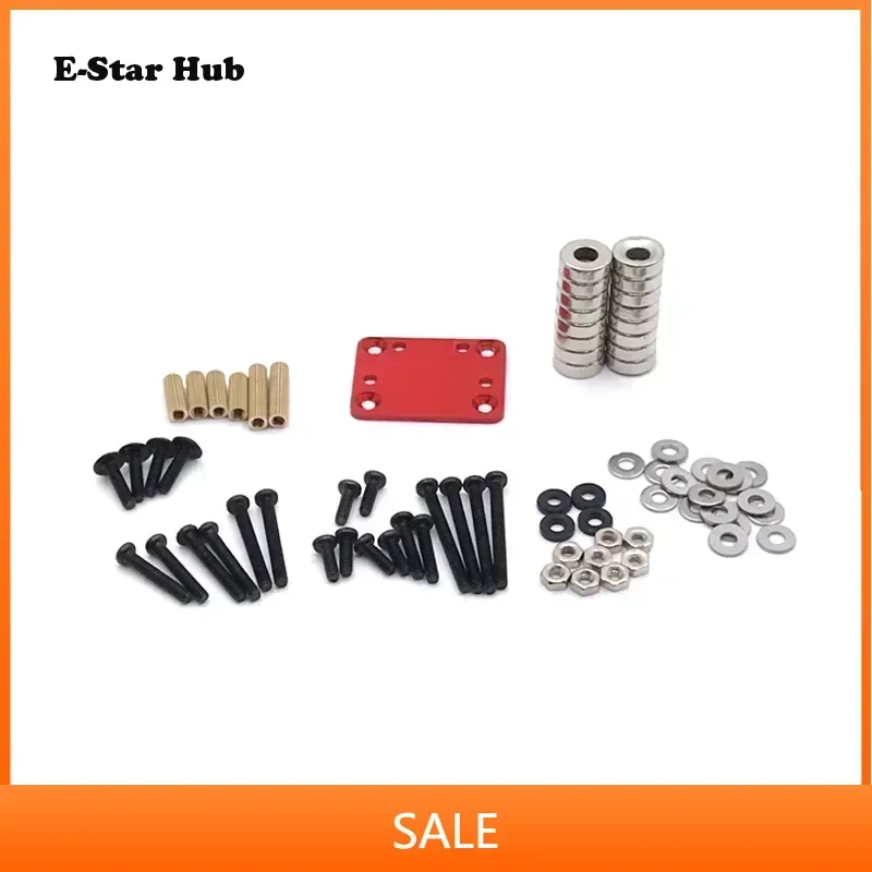 Metal DIY Body Shell Height Adjustment Invisible Column Kit for 1/28 Wltoys Mosquito Cart RC Car Upgrade Parts