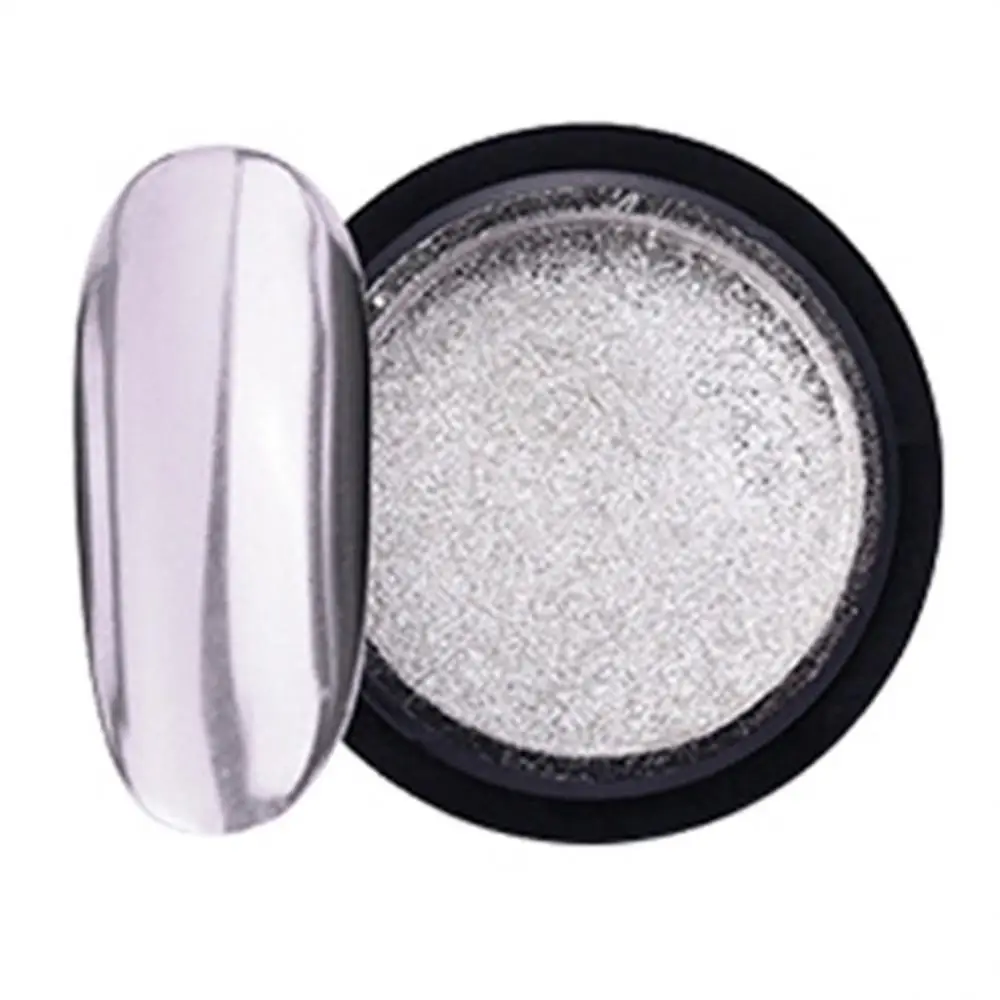 High-quality And Long-lasting Chrome Pigment Dust Nail Art Gel Polish Sparkling Holographic Glitter Powder Metallic Nail Powder