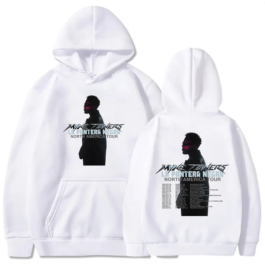 

Streetwear Unisex Hoodies Myke Towers La Pantera Negra Tour Sweatshirts Moletom Winter Casual Men Women Clothing Hooded Pullover